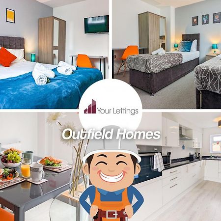 5-Bedroom Contractor House With 10 Beds Free Parking And Free Wifi - Outfield Homes By Your Lettings Short Lets & Serviced Accommodation Πήτερμπορο Εξωτερικό φωτογραφία